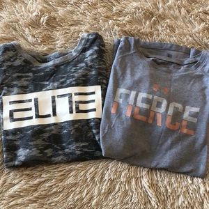 Girls Elite and Fierce T-shirt bundle